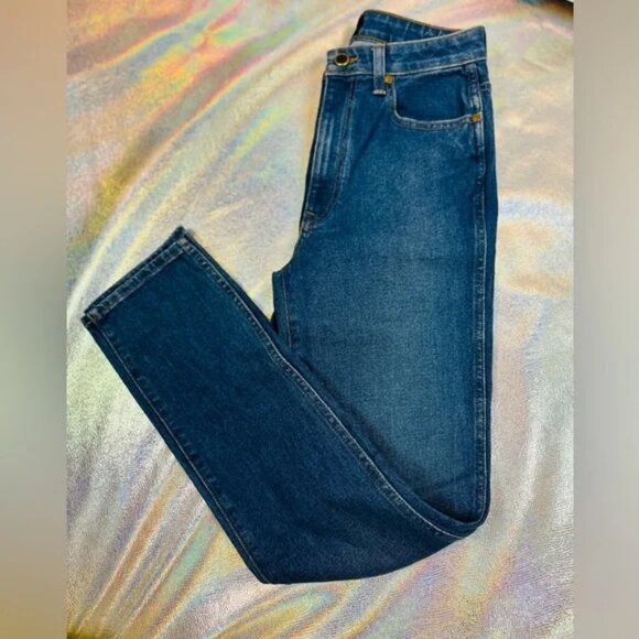 KHATIE 🩵 Vanessa High Rise Jeans in Vintage Blue. Size 27 - Picture 1 of 6